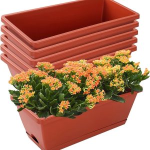 GardenEase Rectangular Planter Set - 7 Pack